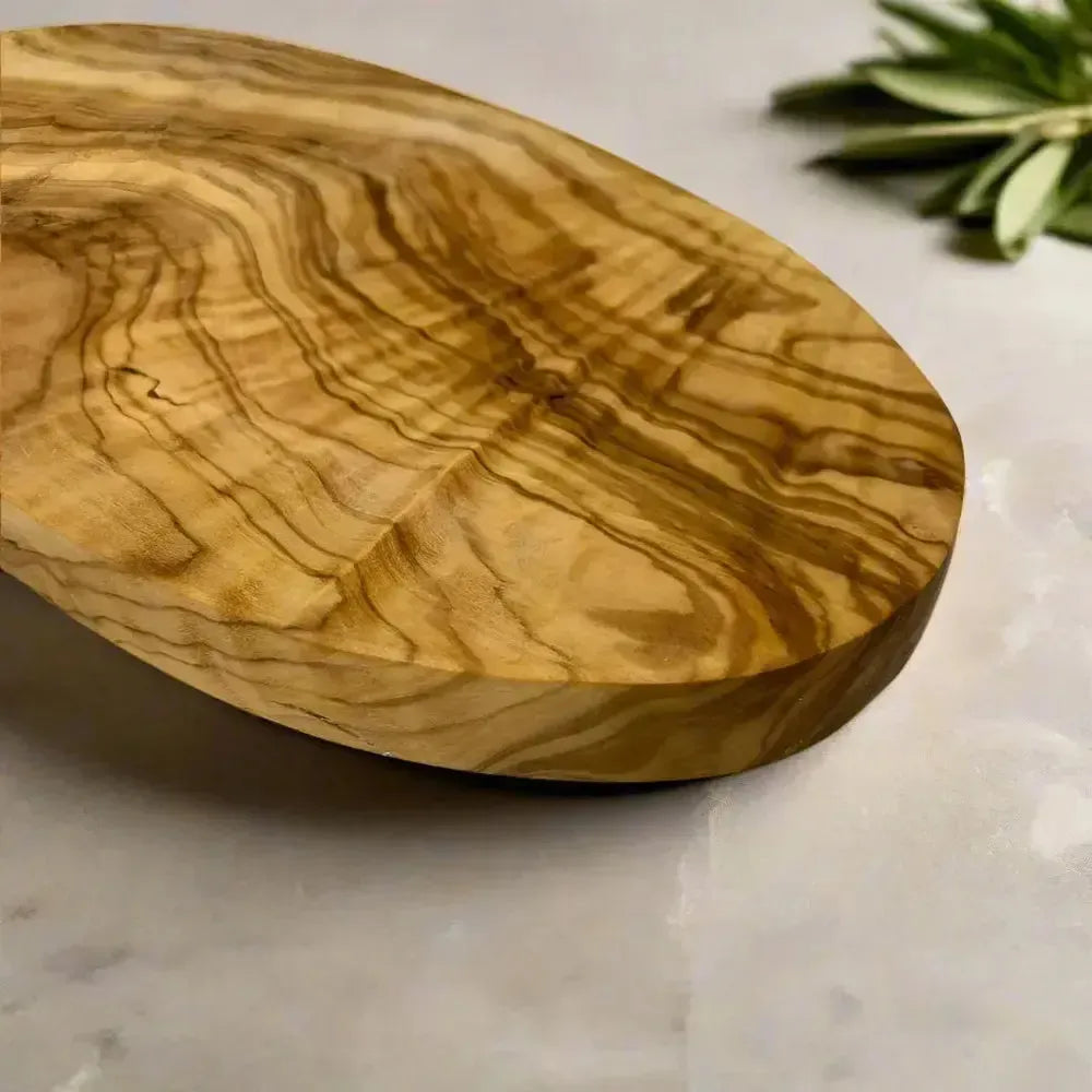 Olivenholz Schneidebrett oval
