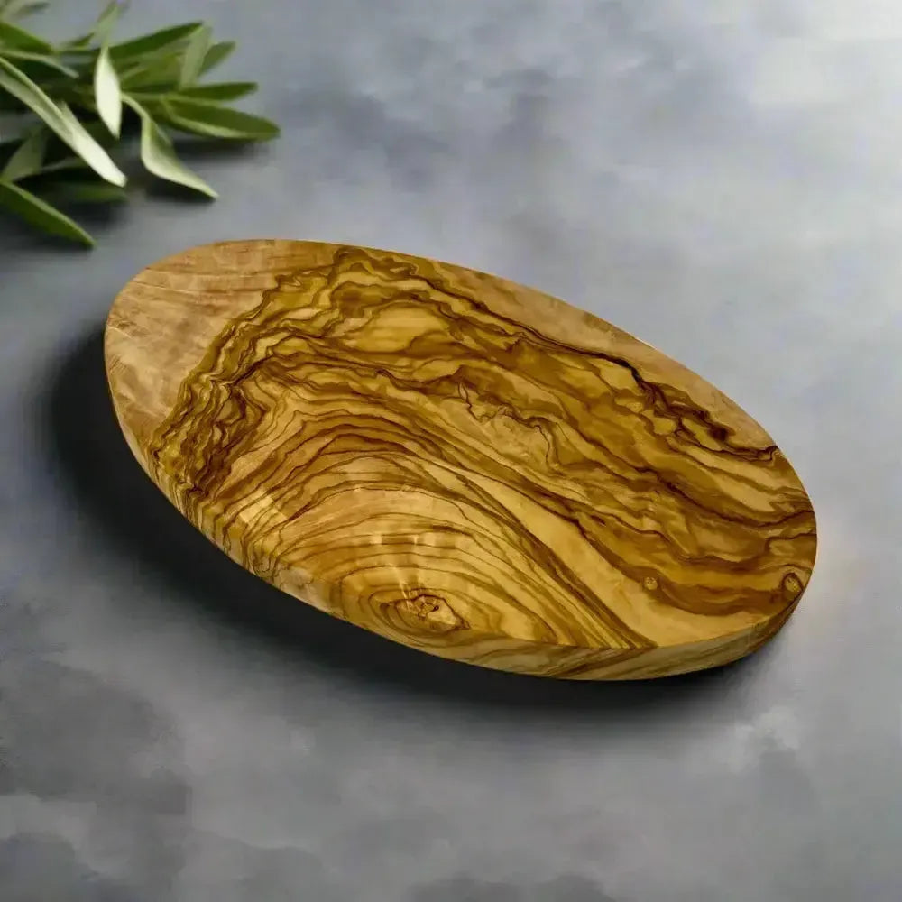 Olivenholz Schneidebrett oval