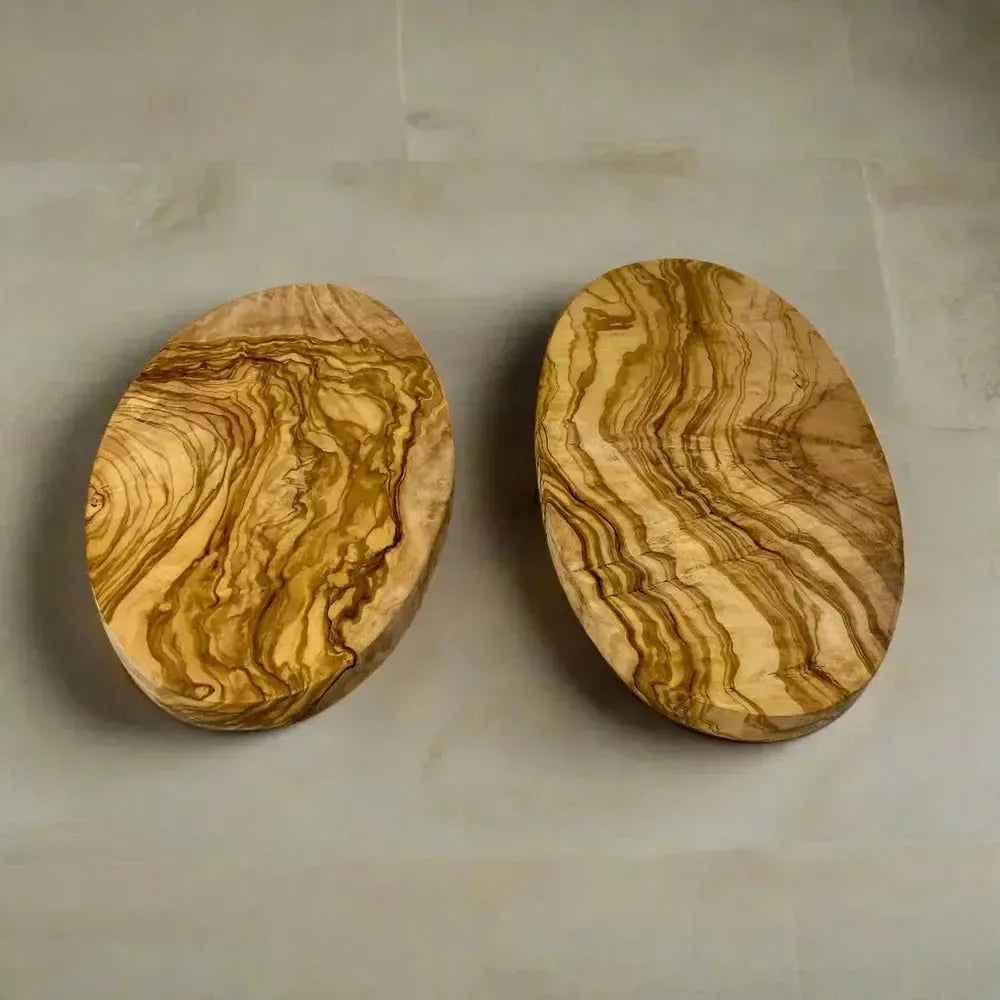 Olivenholz Schneidebrett oval